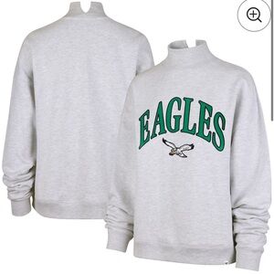 Eagles Gray Crew Neck Sweater